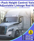 Two Pack Height Control Valve Adjustable Linkage Rod Kit 13.5 To 19.5 Inch Fits Haldex 48100225 Neway SRK168 Meritor R307852 on semi truck