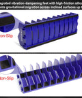 Plier Organizer And Rack 4-Pack Blue With 40-Slot Tool Storage For Toolbox Drawers Non-Slip Rubber Base Interlocking Modular Holders