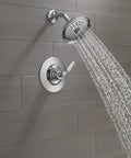 Woodhurst 14 Series Shower Faucet Trim Kit With Chrome Shower Head And Handle Set, Valve Trim, Chrome Finish, Universal Rough-In Compatibility
