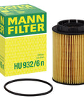 Oil Filter Cartridge Replacement HU 932/6N For Audi A8 A8L Quattro S8 Q7 And Porsche Cayenne 2000s 2004 2011 product with box