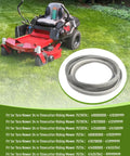 V Belt Replacement For Timecutter 34In Riding Mowers 75730TA 75734 77301 with heavy-duty flex shown on lawn mower