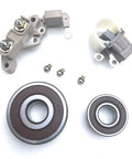 Alternator Repair Kit Including Brushes Terminal Block Bearings For Chrysler Dodge Jeep featuring terminal block, bearings and screws.