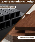 Heavy Duty Helmet Wall Mount And Gear Organizer Rack materials showing solid wood and steel construction