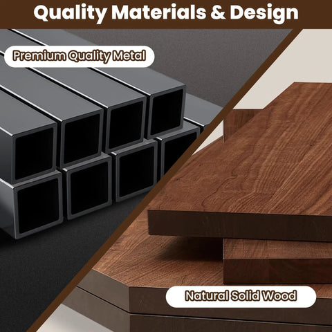 Heavy Duty Helmet Wall Mount And Gear Organizer Rack materials showing solid wood and steel construction