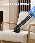 Vacuum in use on chair showing Universal Vacuum Hose Adapter Set 35mm To 32mm Reducer 1-3/8 Inch To 1-1/4 Inch Plastic Connector