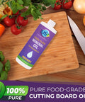Pure Mineral Oil for Cutting Boards and Food Prep Surfaces Legit Food Grade Kosher GMO Free Deep Penetrating Wood Protector 4 Fl Oz