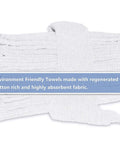 Tough As Nails Cotton Shop Towels 12x14 Inches Pack Of 50 Plus 5 Bonus Reusable Cleaning Rags 100 Percent Cotton Absorbent