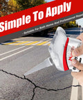 Self Leveling Asphalt Crack Filler And Concrete Crack Sealant For Driveways Patios Walls And Garage Floors Quick Dry Waterproof Bond 2 Pack Easy Patch For Long Lasting Durability applied on asphalt road