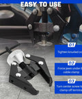 Beefy Battery Terminal And Wiper Arm Puller Kit 6-28 Mm Pro Grade Heavy Duty Bearing Remover Tool in use tutorial.