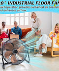20 Inch High Velocity Industrial Drum Fan With 5703 CFM in living room setting
