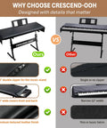 Comparison of Lux Faux Leather Piano Keyboard Dust Cover With Waterproof Top And Soft Felt Lining vs. basic cover.