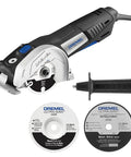Ultra Saw Corded Compact Saw Tool Kit with 3 Cutting Wheels and Auxiliary Handle for Plunge and Flush Cutting, 7.5 Amp Motor