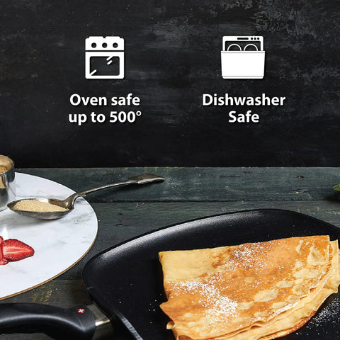 9.5 Inch Diamond Coated Nonstick Fry Pan Induction Ready Aluminum Skillet Oven Safe To 500 F Dishwasher Safe Gray
