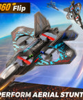 Kids Drones For Beginners 2.4 GHz RC Plane Remote Control Airplane And Helicopter Hybrid With 360 Degree Flips in flight