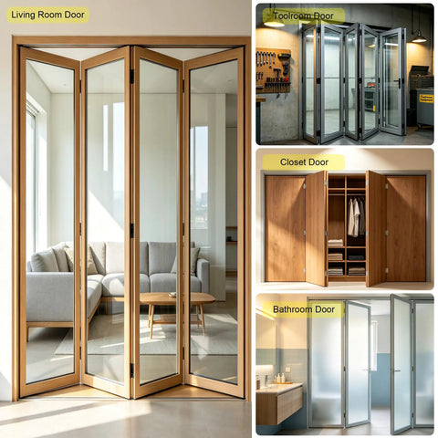 36 Inch Bifold Door Hardware Kit With One Piece Track Includes Tools For Quick Closet Door Repair And Replacement Heavy Duty