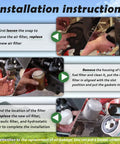 Installation instructions for All In One No Fuss Maintenance Filter Kit For L Series Tractors Including Air Oil And Hydraulic Filters