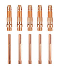 Collet Body And Collet Consumables Kit For TIG Welding Torch Pro Grade Must Have 17 18 26 One Sixteenth Inch 1.6mm Collets And Bodies Replacement Parts