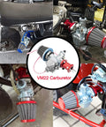 26mm Performance Carburetor Kit For Mikuni Predator 212cc GX160 GX200 CT200U KT196 including 38mm Air Filter Intake Pipe