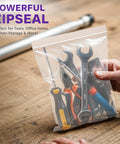 Heavy Duty Zip Seal Storage Bags 8x10 Inches 8 Mil Thick Tear Resistant Airtight Reusable 25 Pack Built For Home Kitchen Office And Travel Organization Tough As Nails, holding tools