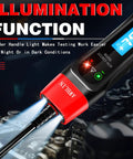 4-75V DC Automotive Test Light With Buzzer Sound For Wide Range Electrical Diagnostics Tests Headlights Taillights Fuses Batteries And More Pro Grade Car Circuit Tester illuminated handle in engine bay