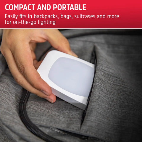 4 In 1 LED Power Failure Night Light Pack 6 Count Plug In Light Sensing Auto On Off Foldable Plug in backpack pocket