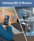 Image showing an optional Wi-Fi module paired with Heavy Duty Copper Wound Motor Battery Backup Sump Pump System.
