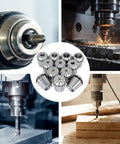 12Pcs ER40 Collets Set With Common Size Range From 1/8 To 1-1/8 Inch For Boring Milling Drilling Tapping Engraving And CNC Spindle Machines