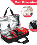 Open Grease Gun Case For Milwaukee And DeWalt Kits Portable Carrying Bag With Battery And Charger Pockets Fits 2646 20 2446 20 And DCGG571B