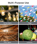 Multi-purpose use for outdoor string light poles 9 ft two function poles with fork bases and fence brackets 2 pack.