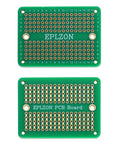 Solderable Mini Breadboard PCB Board Gold Plated For DIY Electronics Projects Soldering Ready 2.0 Inch By 1.5 Inch Pack Of Ten Green
