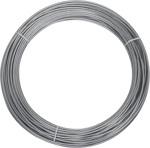 Galvanized Steel Wire Mesh 12 Gauge 100 Ft Roll Heavy Duty Fence Wire For Chicken Coops Garden Fencing Animal Pens Crafts Self Tying Steel Wire With 300 Lb Load Limit Rust Resistant