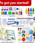 300 Plus Experiments Science Kit For Kids Epic STEM Toys With Lab Manual Volcano Crystal Growing Chemistry Set materials