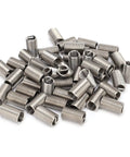 50 Piece Wire Thread Insert Sleeve Kit For M10 X 1.5 Screws Stainless Steel 304 Coiled Inserts shown in a pile