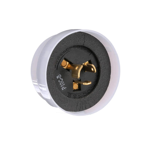 Outdoor Twist Lock Light Controller With Photocell for Dusk to Dawn, showing NEMA locking plug, weatherproof design