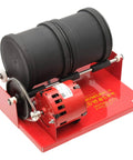 Rotary Rock Tumbler Kit With Dual Rubber Barrels 6 Lb Capacity Each Model AR2 115 Rock Tumbler Includes A Guide For Rock Polishers