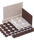Felt Furniture Pads Set With 133 Pieces Brown And Beige Chair Leg Protectors For Hardwood Floors Sliders that Prevent Scratches