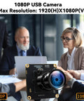 Starvis USB Camera Module 0.001Lux Ultra Low Light H264 HDR 1080P Security Webcam Module With 110 Degree Wide Angle Lens Plug And Play