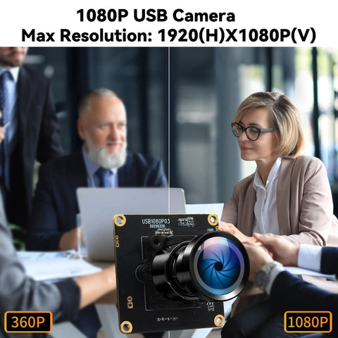 Starvis USB Camera Module 0.001Lux Ultra Low Light H264 HDR 1080P Security Webcam Module With 110 Degree Wide Angle Lens Plug And Play