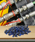 Versatile Quick Connect Air Hose Fitting Kit Push To Connect Pneumatic Coupler Tools For 4mm To 12mm And 1/8 To 1/2 Inch Diverse Tasks Nickel Plated Brass Build Resists Harsh Workshop Grime Effortless Operation With Circular Release Ring, nickel-plated brass air fittings with assorted push-to-connect sizes