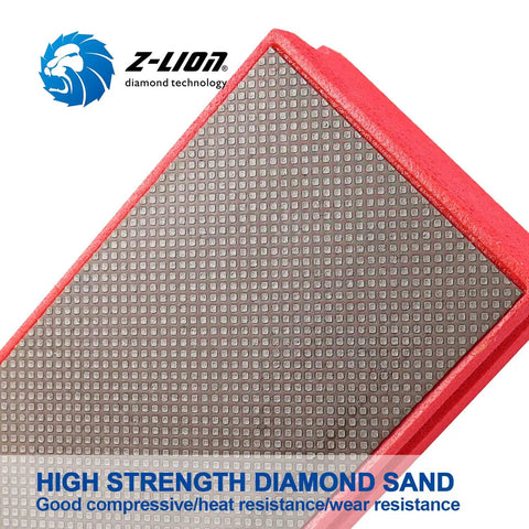 Close-up of high strength diamond sand on a foam-backed pad, part of Diamond Hand Polishing Pads Foam Backed Set With Grits 60 120 200 400.