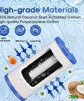 5 Micron 10 Inch X 4.5 Inch Whole House Water Filter Replacement Compatible With GE FXHTC GXWH40L RFC-BBSA W50PEHD GXWH35F GNWH38S.