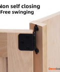 Free Swinging Non Self Closing Overlay Face Frame Cabinet Hinges Black 50 Pack 25 Pairs For Kitchen Cabinets Matte Black