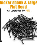 Heavy Duty Picture Hangers Kit 281 Pcs With Sawtooth Wall Hooks, Nuts, Screws And Level, Rustproof Steel Build with upgraded black nails.