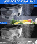 Six Pack Anti-Fog Safety Goggles For Men And Women, ANSI Z87.1 Protective Lab Glasses with clear PC lenses and anti-fog coating