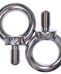 M12 Stainless Steel Lifting Eye Bolts Set Of 2 For Heavy Duty Hoisting And Rigging Built Tough With Industrial Grade 304