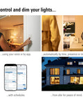 Matter Smart Dimmer Switch For Single-Pole Wiring With Neutral Wire, Compatible With Alexa, Apple Home, Google Home, And Smartthings, Requires Thread Border Router, UL Certified, Top-Shelf Smooth Dimming Vibes. person adjusting dimmer switch, smart home setup, lifestyle, indoor lighting scenario