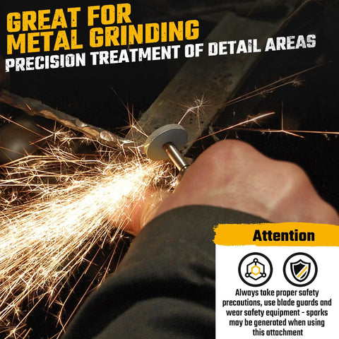 Tough As Nails Diamond Bench Grinding Wheel For Die Grinders Hella Sharp For Pocket Knives Hunting Tools And Garden Equipment 3/8 Inch Arbor Drill Mount Setup No Sweat Operation during metal grinding with sparks flying.