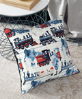 Dope Steam Train Locomotive Pillowcase Cover For Living Room And Bedroom, Retro Train Decor Throw Pillow Case 20x20 Inches
