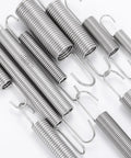 Stainless Steel Extension Springs With Dual Hooks 1mm Wire Diameter 8mm Outer Diameter 50mm Length Two Pack For Home Furniture Repair