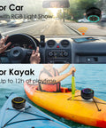 Shower Speaker Pro Upgraded IPX7 Waterproof Bluetooth Speaker With 8W Crystal Sound And Rich Bass in car and kayak settings